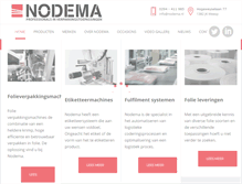 Tablet Screenshot of nodema.nl
